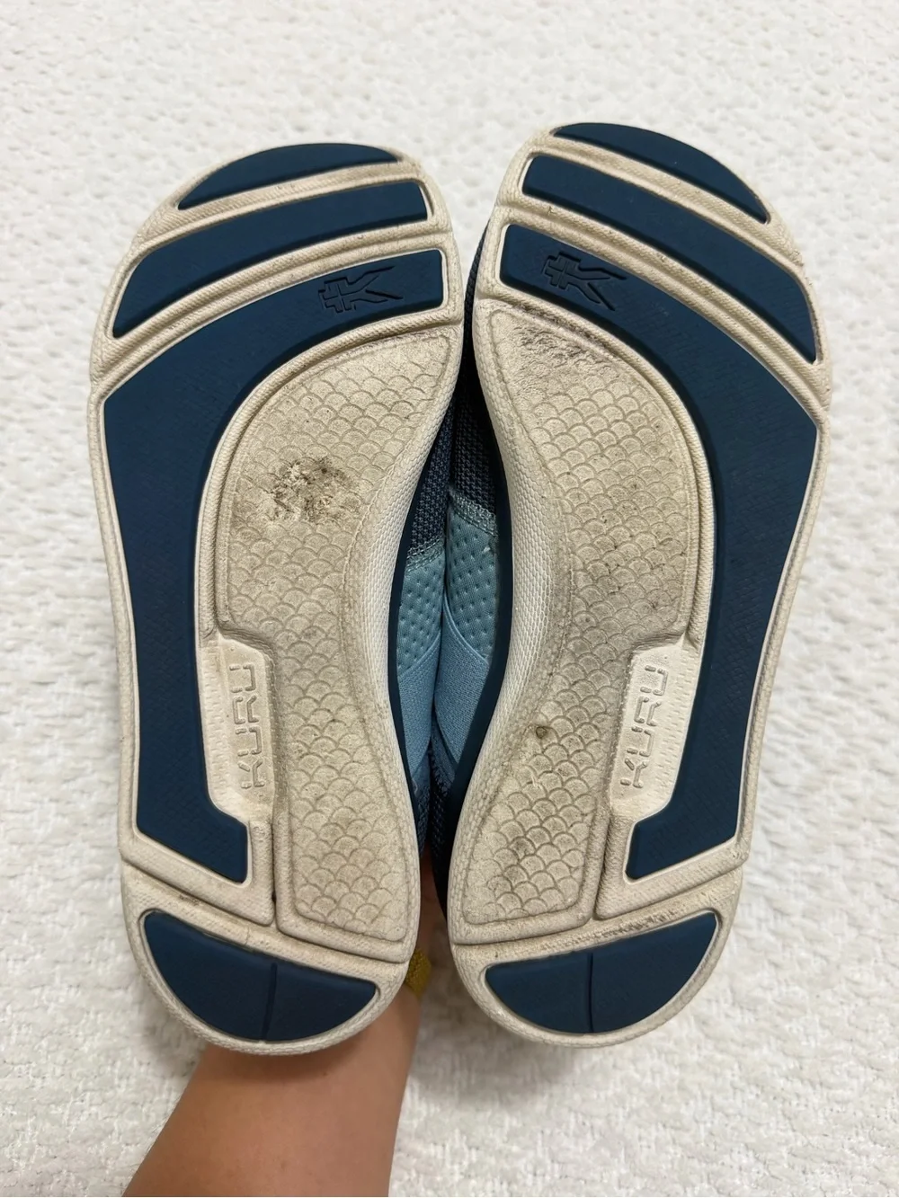 Kuru Ellie Blue Slip On Mesh Comfort Shoes Women’s Size 8.5